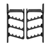 Gatuida 2 Pezzi Wall Mounted Bow Rack, Supporto a Parete per Arco e Frecce, Pla Nero, Display Multifunzione, Supporto Stabile, per Stoccaggio Interno in Casa e Sala Allenamento