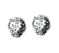 Gatuida 2 Pz anello dell'orologio valogia valugia bell ragazza orologio unico orologio ad anello orologio per le donne argento antico squillo squilla squilla guarda bambino