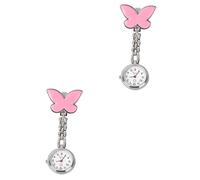 Gatuida 2 Pz Orologi Per Infermieri Orologio Sospeso Orologio Da Tasca Appeso Vigilanza Sanitaria Portatile Clip Sulla Tasca Da Alpinismo A Clip Da Petto Mancare