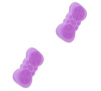 Gatuida 2 Pz Spazzola per shampoo in silicone bagno lavacapelli spazzola per shampoo per bambini scrubber per per il corpo per vasca da bagno doppia faccia