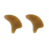 Gatuida 2 Pz strumento di massaggio corno di bue strumento per raschiare il viso massaggiatore per il collo casse audio strumento di bellezza raschiare strumenti di massaggio linfa delfino