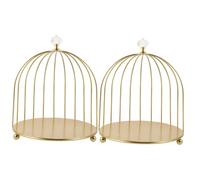 Gatuida 2 Pz Supporto Per Torta a Forma Di Gabbia Per Uccelli Supporti Per Torte Nuziali Alzata Porta Torte Supporto Per Decorare Torte Alzata Per Torte a Gabbia Per Uccelli Ferro Da Stiro
