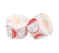 Gatuida 2 rotoli di etichette adesive per allergie alimentari, con spazio | Etichette adesive per ingredienti con avvertenze alimentari, confezioni per prodotti da forno di ristoranti e borse per il