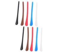 Gatuida 2 Set Di Copriocchiali in Silicone Per Gambe Copri Tempie Di Ricambio Copri Montatura Per Occhiali Bocca Rotonda Uso Non Sportivo 10 Paia*2