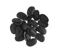 Gatuida 2 Set Di Naselli in Silicone Per Occhiali Non Riutilizzabili Resistenti Al Vapore Acqueo Neri Per Tipi Di Montatura 20 Pezzi*2