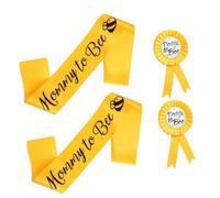 Gatuida 2 set Fasce Spilla per Shower Badge Corsage Daddy e Mommy Accessori Decorazioni Party Colorate e Festose