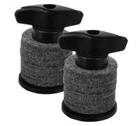 Gatuida 2 set Manicotti Supporto per Piatti Batteria in Materiale Durevole Accessori Professionali per Kit Batteria e Batterie Elettroniche Facili da Installare e Resistenti alla