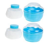 Gatuida 2 set Puff Talco per Ragazzo Ragazza Morbide e Delicate Facili da Trasportare e Applicare per Sensibile Blu