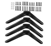Gatuida 2 set Supporto Tv da con Viti Compatibili Base Stabile e Design per Schermi Piani Montaggio Facile per Soggiorno e Ufficio