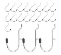 Gatuida 20 ganci portautensili per pannello forato, ganci multiuso da | Ganci organizer per pannelli forati, ideali per la stanza dei lavori creativi, il garage, dal design essenziale, con tenuta