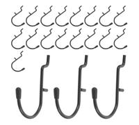 Gatuida 20 ganci portautensili per pannello forato, ganci multiuso da | Ganci organizer per pannelli forati, ideali per la stanza dei lavori creativi, il garage, dal design essenziale, con tenuta
