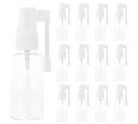 Gatuida 20 mini flaconi di profumo ricaricabili: atomizzatore spray girevole a 360° - contenitore di plastica trasparente da viaggio per aromaterapia per festival e vacanze, 30 ml