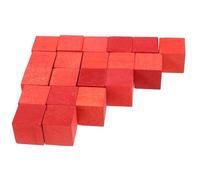 Gatuida 20 pezzi Cubetti di Legno Quadrati per Lavoretti e Progetti DIY Blocchi Naturali per Costruzioni Decorazioni e Attività Creative
