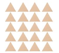 Gatuida 20 pezzi di ritagli triangolari in legno, piccole tessere di | Pezzi di legno grezzo non rifiniti per giochi da tavolo, educazione della prima infanzia e materiali per il fai da .