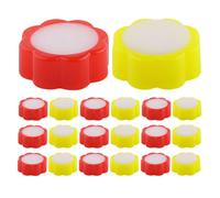 Gatuida 20 pezzi di spugna umidificatrice per tazze: dito dito spugna bagnata strumento di ordinamento documenti cartacei strumento di gestione portatile per conteggio banconote forniture per cassieri