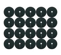 Gatuida 20 Pezzi di Tappetino pacciamante per Alberi: 32 cm di Tessuto Anti-Erba per Giardinaggio e paesaggistica - Tappetini Non Tessuti, Barriere Rotonde, Protezioni per Alberi