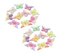 Gatuida 20 Pezzi Farfalle in Resina Fai da Te Ciondoli per Custodie per Telefoni Accessori Decorativi Creativi per Artigianato e Regali Personalizzati