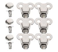 Gatuida 20 pezzi Fibbie Lacci Stivali in Lega Argento Accessori Resistenti Antiruggine per Scarpe Sportive Ganci Passalacci Facili da Installare per Escursionismo e Te