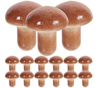 Gatuida 20 Pezzi Funghi Finti Decorativi in Materiale Espanso Mini Funghi da Tavolo Colorati per Oggetti di Scena Fotografici e Decorazioni per Feste e