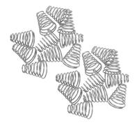 Gatuida 20 Pezzi Molla Spirale Conica in Acciaio Inox Molla di Compressione Torre per Contatto Batteria Diametro Filo Altezza Ricambio per Torcia LED