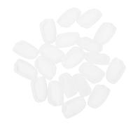 Gatuida 20 Pezzi Naselli in Silicone Morbido per Occhiali da Vista Cuscinetti Antiscivolo Comfort per Montature Accessori Protezione Naso per Uso Quotidiano e Sportivo