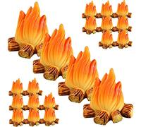 Gatuida 20 Pezzi Ornamenti Decorativi Per Il Falò Della Casa Delle Bambole Mini Incendio Nella Casa Delle Bambole Artificiale Spara Falso Modello Di Campeggio Paesaggio Resina