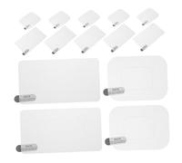 Gatuida 20 Pezzi Pellicola Elettrostatica per Dash Cam Pet Trasparente Resistente Alle Intemperie Adesivi Protettivi per Parabrezza Auto Film Flessibile Auto Completo per Installazione