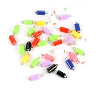 Gatuida 20 pezzi Pendenti Charm Punta Matita Colorati in Resina per Gioielli Fai da Te Accessori Creativi per Collane e Bracciali Misto Colori Casuali