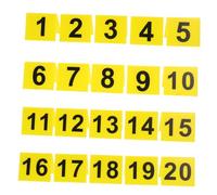 Gatuida 20 pezzi Segnaposti per Posti Numerici in Acrilico Indicatori Numerici Compatti per Ristoranti Bar e Occasioni Design Minimalista e Facile da Leggere