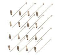Gatuida 20 pezzi Spille Lunghe in Rame per Accessori Gioielli DIY Spille per Cappelli Abbigliamento Uomo Donna Materiale Resistente e Brillante per Decorazioni e Risvolti