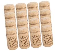 Gatuida 20 pezzi Tappi in Sughero per Bottiglie di Vino Tappi Riutilizzabili per Conservazione e Materiale Resistente e per Amanti del Vino e Regali