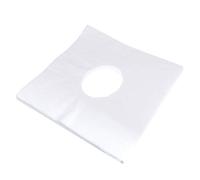 Gatuida 200 Pezzi Copri Cuscino Usa e Getta Foro Centrale per Massaggio Viso Non Tessuto Bianco Isolamento Igienico per Lettino Estetista Spa