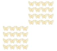 Gatuida 200 Pezzi Decorazione in Metallo a Farfalla per DIY, può Essere | Tono Oro, Adatta a Etichette Regalo e Progetti Creativi, Accessorio Artigianale in Metallo