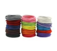 Gatuida 200 pezzi Elastici per Elasticizzati Colorati Morbidi e Resistenti Fasce per e Ragazza per Mantenere La Modo e Stabile Ogni Colore Casuale Colore Casuale