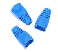 Gatuida 200pezzi Coprire estremità Connettori Ethernet Guaina Protettiva Plastica per Cavi di Rete Resistente e Facile da Installare Protegge da e Rotture