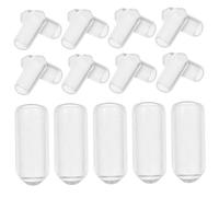 Gatuida 200pezzi Tappi Terminali in Gomma per Fascia Accessori per Fascia per Capelli Copertura Terminale per Sostituzione Terminali per Tappi Protettivi per Protezione Terminale