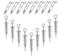 Gatuida 20pezzi Ciondolo Chiave Dottore in Metallo Ciondoli Borsa Decorativi Portachiavi Unico Ornamento Chiave Appeso Regalo Per Medico