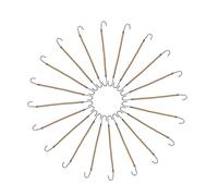 Gatuida 20pezzi Pz Ganci Elastici Per Coda Di Cavallo Fascia Elastomerica Per Capelli Fermacoda Anti-trazione Per Acconciature Naturali e Trecce Colore Albicocca Adatto Tutti i Tipi Di Cap