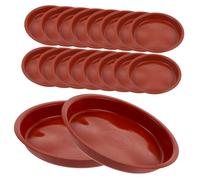 Gatuida 20pezzi Sottovasi per Piante in Vaso da Fiori Vassoi di Drenaggio per Piante da Interno Sottovaso Rotondo per Raccolta Acqua e Terra Resistente all Usura Sbiadimento Adatto alla Ma