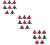 Gatuida 24 Pezzi Copri Posate Natalizio a Forma di Albero, Tessuto Verde | Porta Stoviglie per Coltelli e Forchette, Decorazione Tavola Famigliare, Facile da Riporre e Trasportare