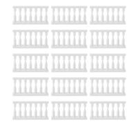 Gatuida 24 pezzi di corrimano per casa delle bambole: recinzione per giardino delle fate - mobili in miniatura - ringhiera con colonna romana simulata - accessorio decorativo per casa bambole per