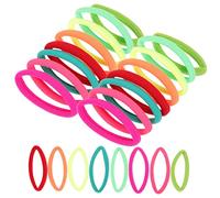 Gatuida 24 pezzi Elastici per Mini Fasce Elastiche Colorate per e Neonata Accessori Elastici Morbidi e Resistenti