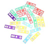 Gatuida 24 Pezzi Vetrini Microscopio Biologici per Specimen Animali Piante Fiori Plastica Durevole Etichette Bilingue Italiano-inglese Gioco Educativo Scientifico