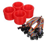 Gatuida 24 set di corde da passeggio: guinzaglio di sicurezza per bambini, cinturino da polso anti-smarrimento, cinturino da passeggio per bambini, corda di transizione staccabile, 24 anelli per