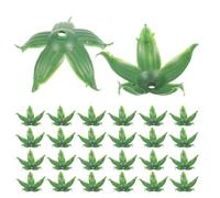 Gatuida 240 Basi Floreali Artificiali e Sepali in Plastica per Composizioni, Accessori per Creazione Bouquet Finti, Resistenti e Compatibili per Decorazioni Artigianali e