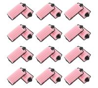 Gatuida 24pezzi Bigodini in Spugna senza Calore, Forma a Goccia, Rosa, per Boccoli Morbidi e Stile Effortless