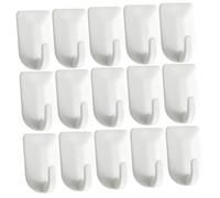 Gatuida 24pezzi Ganci Da Parete Autoadesivi in Abs Resistenti e Facili Da Installare Ganci Multipurpose Senza Chiodi Per Appendere Gioielli Chiavi e Accessori Adesivi Per Organizzazione Do