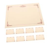 Gatuida 25 fogli Carta per Certificati Vuota per Diplomi e Premiazioni Carta Pergamena Bianca Interna per Stampa Personalizzata e Riconoscimenti Ufficio e Scuola