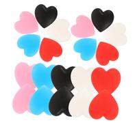 Gatuida 25 Paia Di Gommini Antiscivolo in Silicone A Forma Di Cuore Per Occhiali Ideali Per Pesca Corsa Arrampicata Calcio