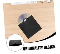 Gatuida 25 pezzi Buste in Kraft per CD Dvd Nere Custodie Protettive Resistenti per Archiviazione e Trasporto per e Collezionisti